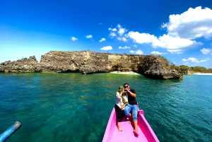 Lombok : Sand island, gili petelu, gili gambir & pink beach