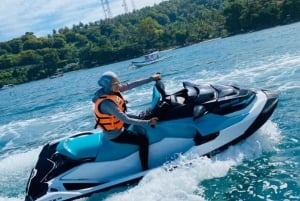 Lombok: Senggigi Beach Jet Ski Rental And City Tour