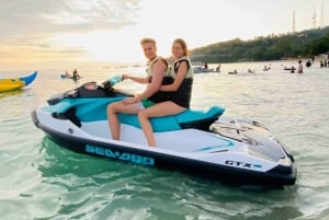 Lombok: Senggigi Beach Jet Ski Rental And City Tour