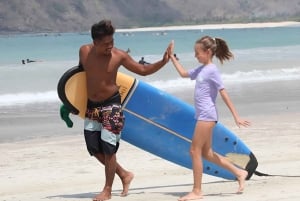 Lombok Leçon de surf pour débutants à Selong Blanak Beach
