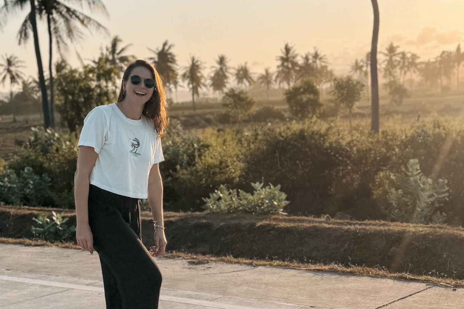 Lombok: Leksjon i surfeskateboarding med utsikt over solnedgangen