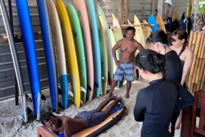 Lombok: surfingundervisning for begyndere