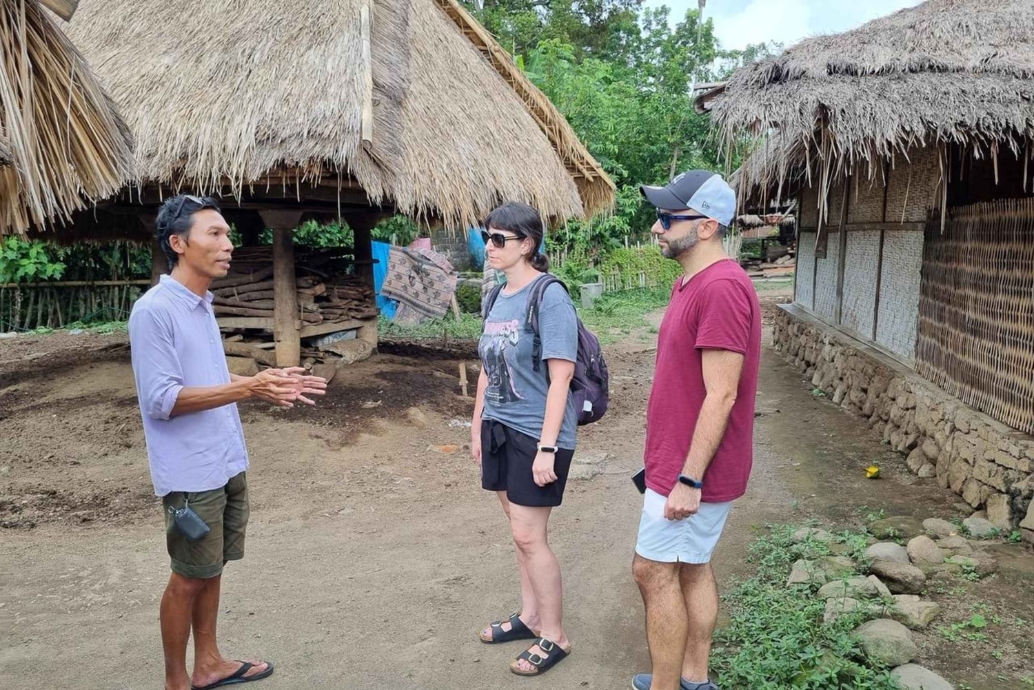 Lombok: Fosser, Sasak-landsbyen, rismark og Selong Hill