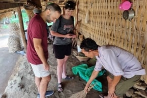 Lombok: Fosser, Sasak-landsbyen, rismark og Selong Hill