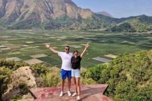 Lombok: Fosser, Sasak-landsbyen, rismark og Selong Hill