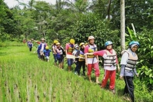 Lombok : Rafting no rio e visita à cascata de Benang Kelambu