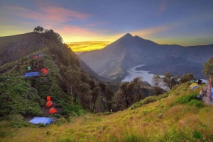 Mount Rinjani Crater Rim Trek with sunrise