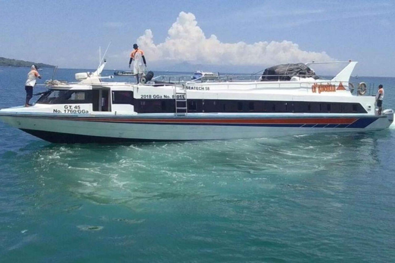 Nusa Penida: Szybka łódź do/z Gili Air, Trawangan, Lombok