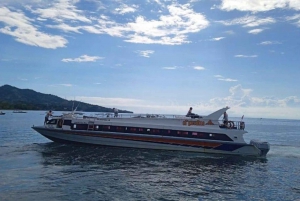 Nusa Penida: Hurtigbåt til/fra Gili Air, Trawangan, Lombok