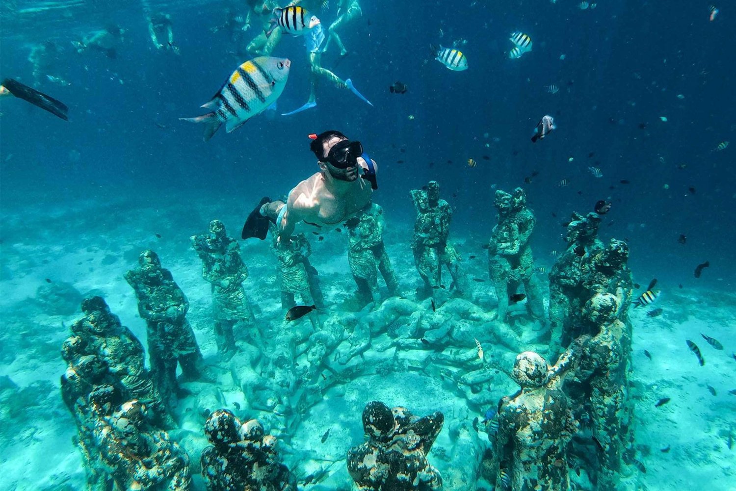 Privat gruppe snorkling på 3 Gili-øyer fra Gili Trawangan