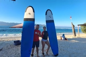 Gili Trawangan: Surfing-lektioner for begyndere eller øvede