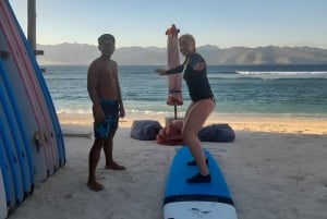 Gili Trawangan : Cours de surf pour débutants ou intermédiaires