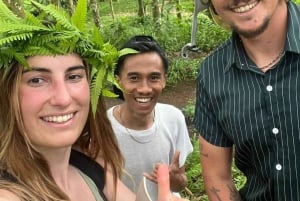 Tete Batu : Excursão a pé pelos terraços de arroz e pelo Mongky preto