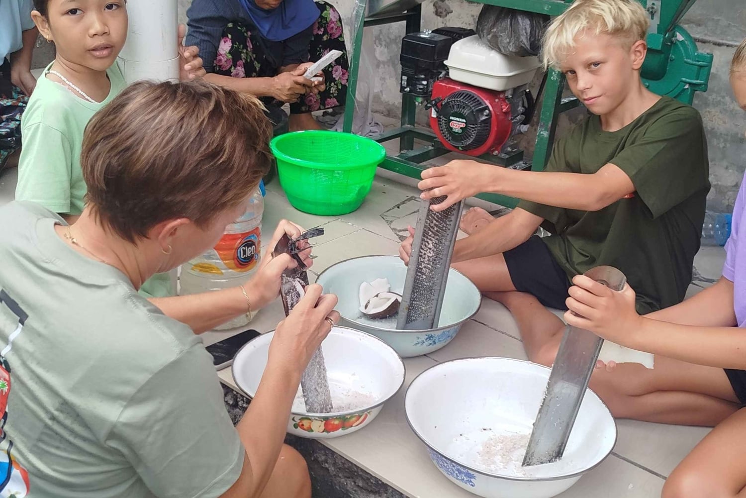 Traditional Making Coconut Oil