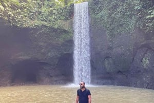 Ubud-fossen, risterrasse og Tirta Empul-tempelet