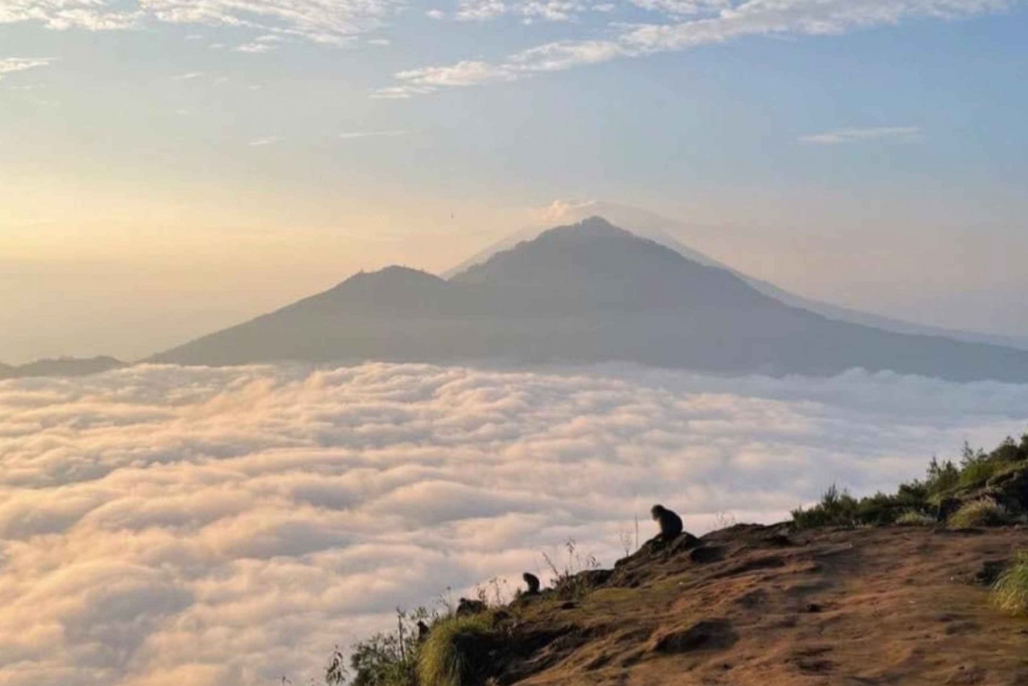 Erhole dich beim Besteigen des Mount Batur