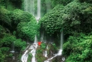 Waterval Benang Kelabu & Wandelen op het Rijstveld