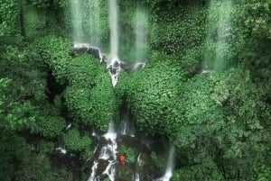 Cascata di Benang Kelabu e passeggiata in risaia