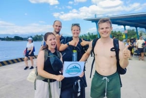 Chute d'eau Benang Kelabu et marche dans les rizières