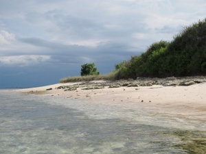 Clouds rolling in from East Lombok