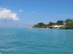 Gili Trawangan on the east side