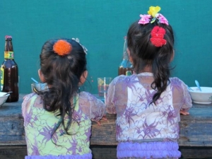 Girls in their traditional Balinese Dress