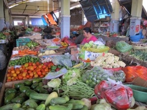 Kebon Roek Market - vegetable section