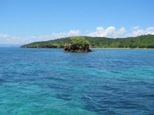 Small island near Pink Beach