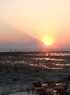 Sunset on Gili Trawangan