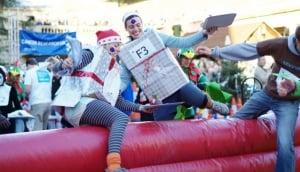 Festive fun at The Great Christmas Pudding Race
