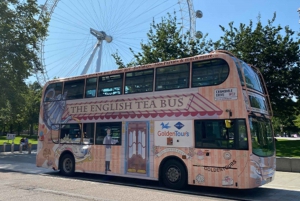 London: Afternoon Tea Bus with a Glass of Prosecco