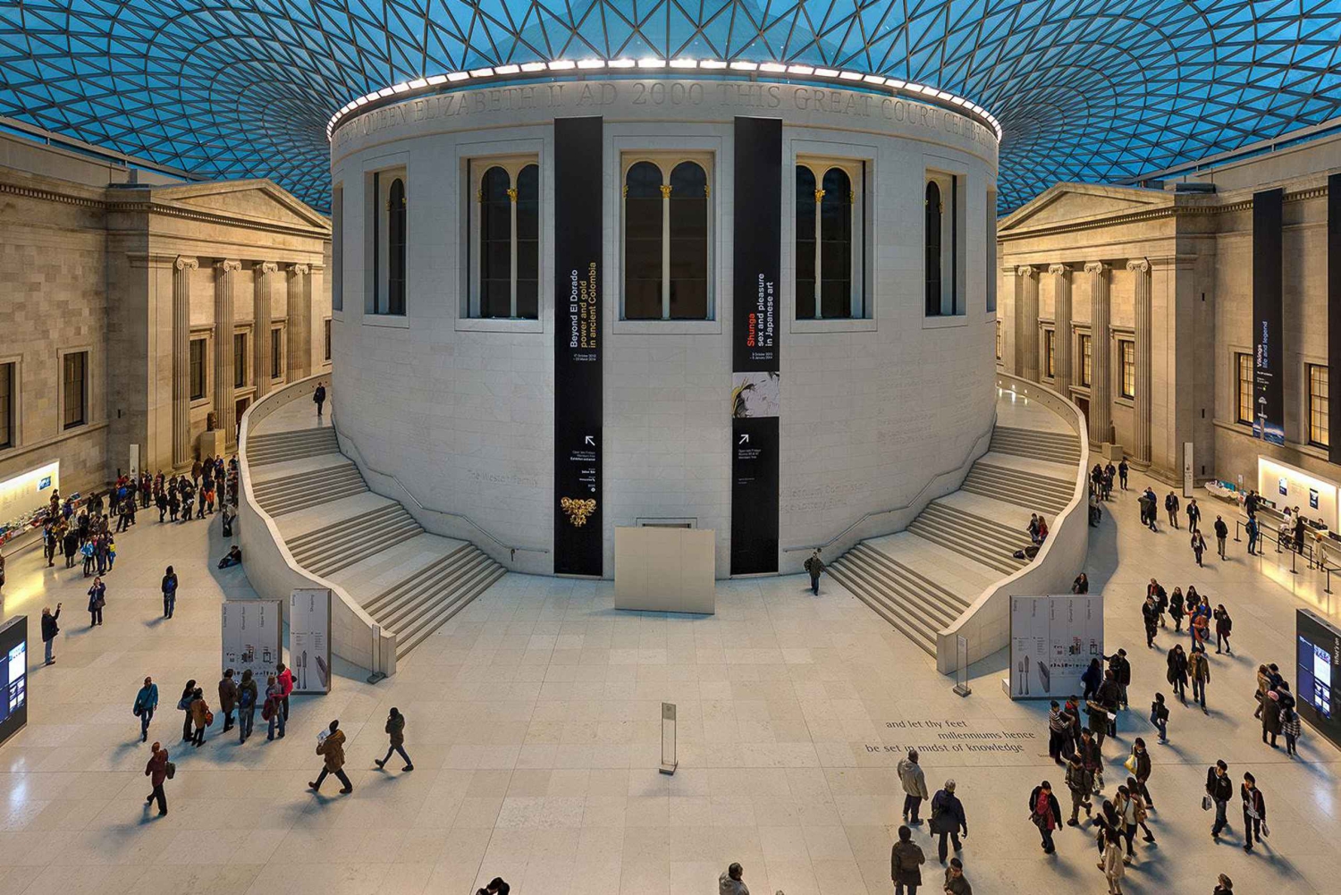 Tour guiado pelo Museu Britânico de Londres Semi-privado Máximo de 8 pessoas