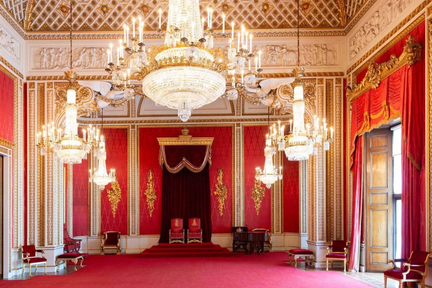 Ingresso alle Sale di Stato di Buckingham Palace e app audio Royal London