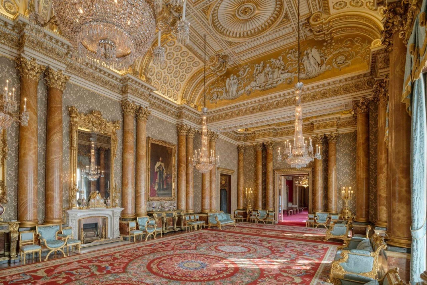 Ingresso alle Sale di Stato di Buckingham Palace e app audio Royal London