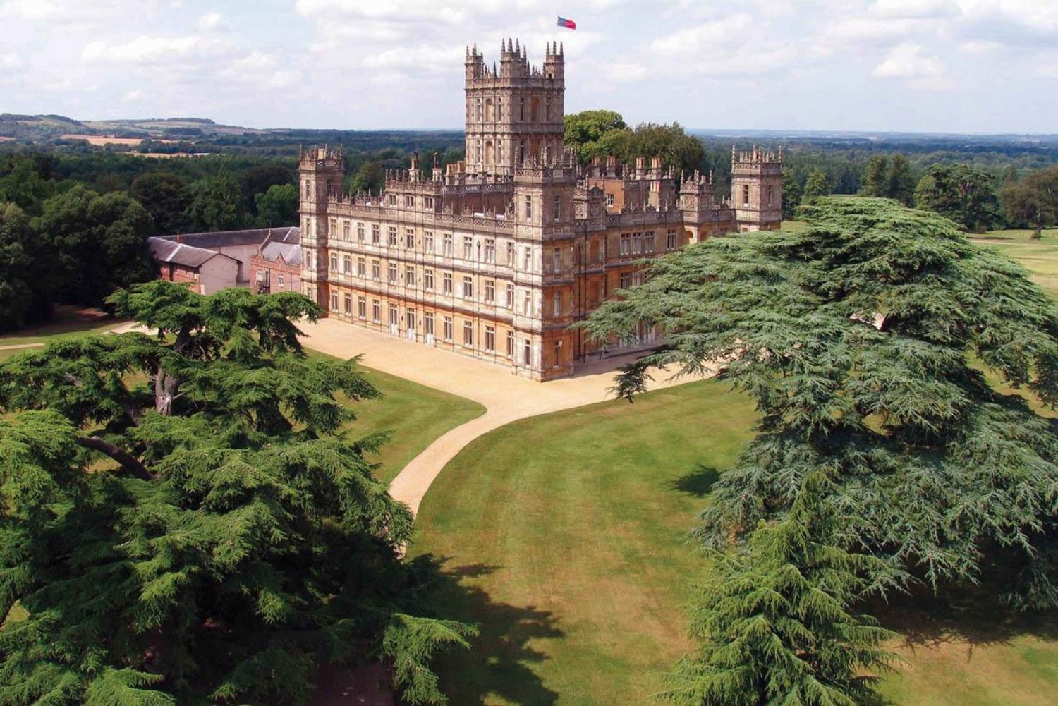 De Londres: Excursão Downton Abbey e Vilarejo Grupo Pequeno
