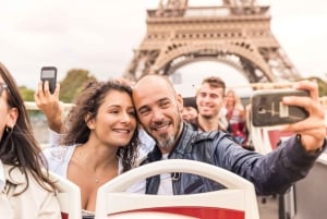 Fra London: Paris med tog, sightseeing-buss og cruise