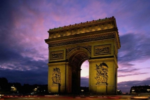 De Londres: Paris Day Tour de Trem com Guia de Turismo e Cruzeiro