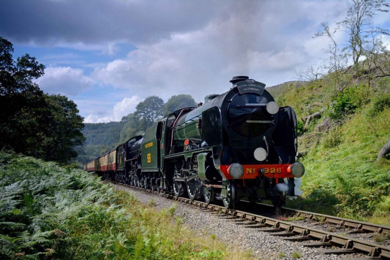 De Londres: As charnecas de North York com trem a vapor para Whitby