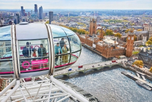 Kokopäivän Lontoon kierros & lento London Eye -näköalapaikalla