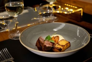 Гастрономический ужин из 6 блюд на роскошном лондонском автобусе