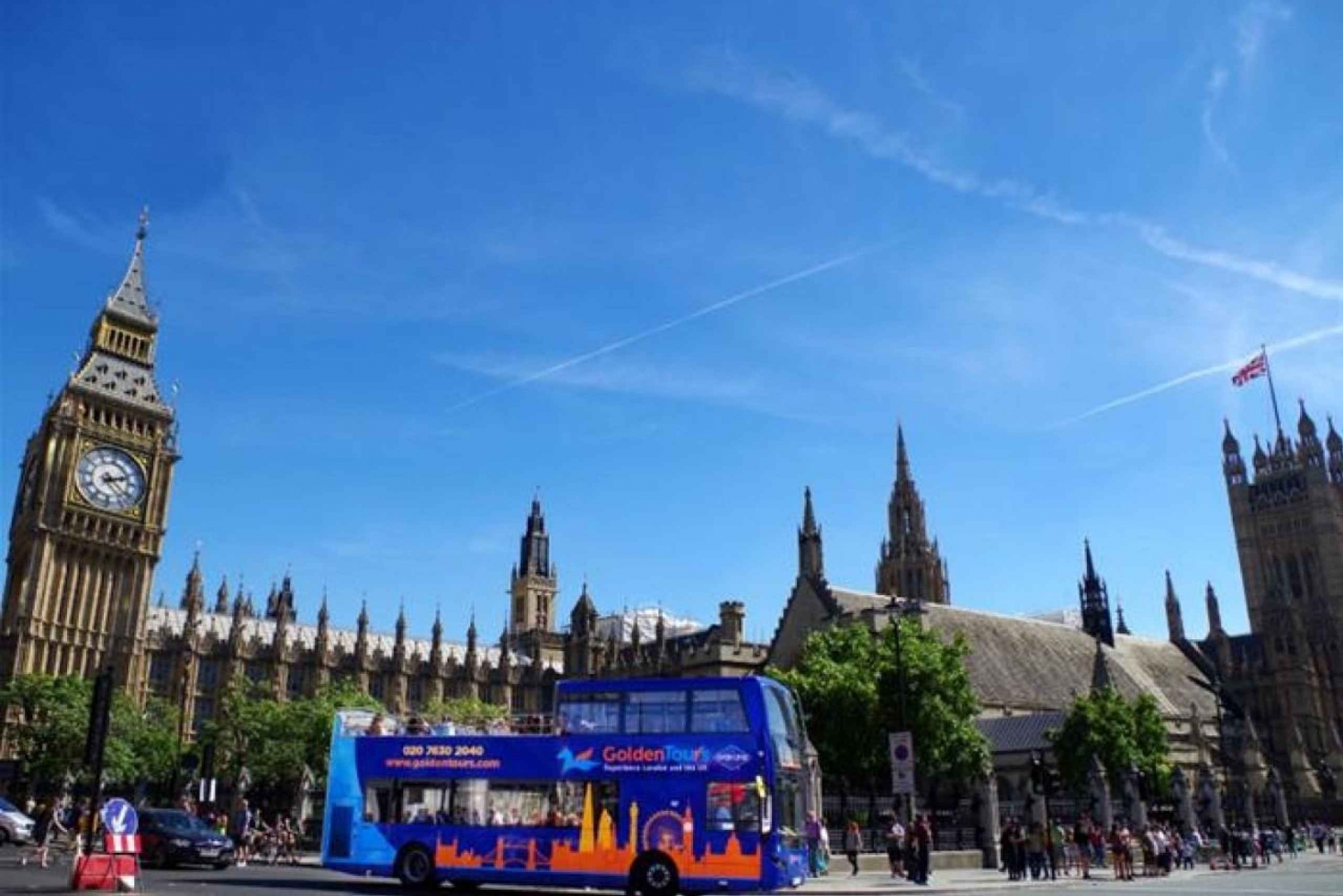 Hop-on Hop-off-bustur i London og London Eye