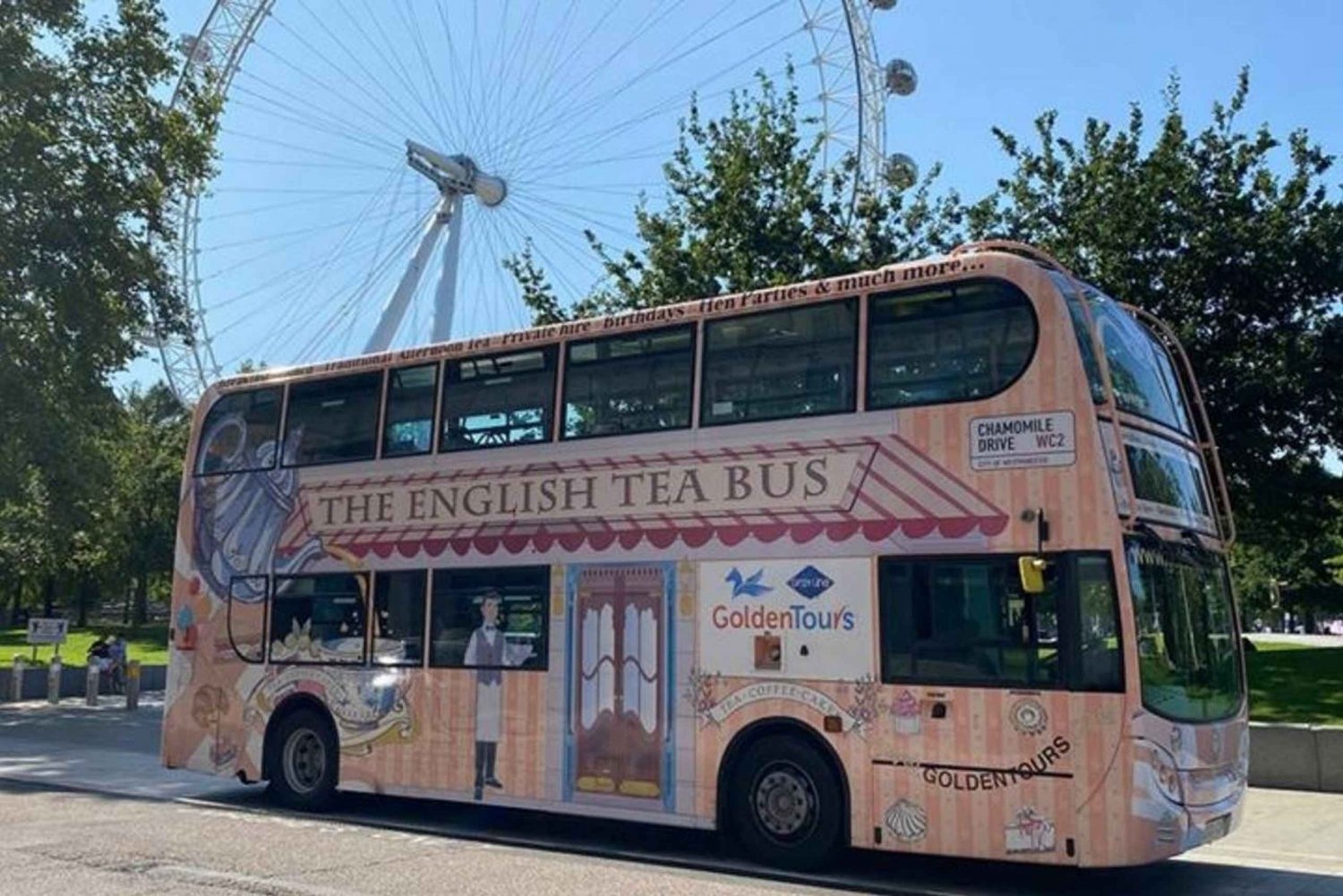 Tour panoramico in autobus di Londra con l'Indian High Chai
