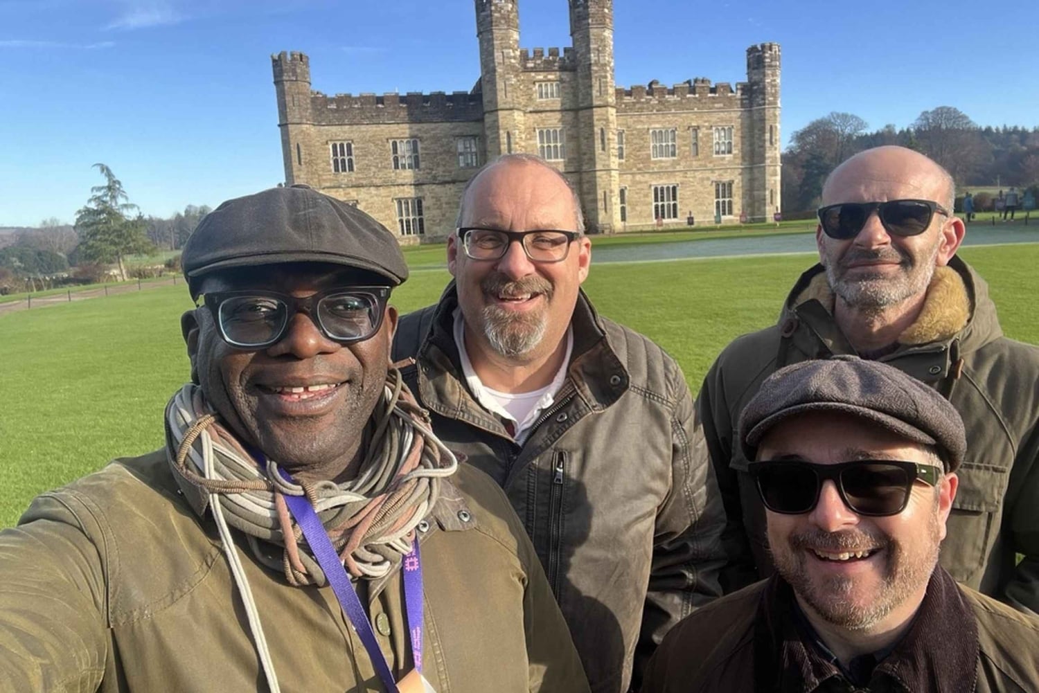 Castillo de Leeds, Canterbury y acantilados blancos de Dover en coche privado