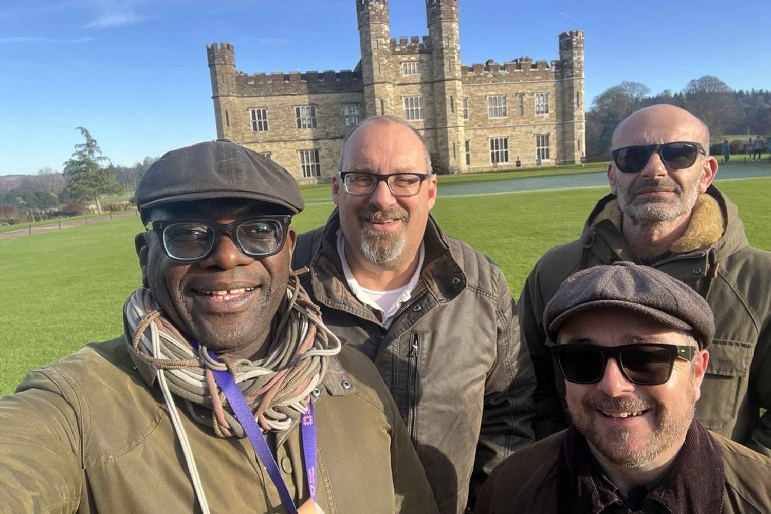 Castillo de Leeds, Canterbury y acantilados blancos de Dover en coche privado
