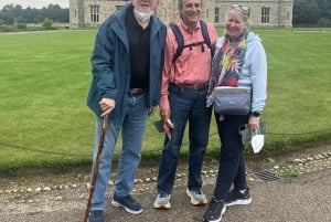 Castillo de Leeds, Canterbury y acantilados blancos de Dover en coche privado