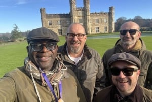 Castillo de Leeds, Canterbury y acantilados blancos de Dover en coche privado