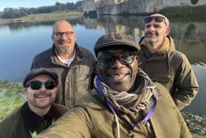 Castillo de Leeds, Canterbury y acantilados blancos de Dover en coche privado