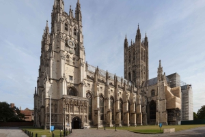 Leeds Castle, Canterbury, Dover, båttur i Greenwich og snack