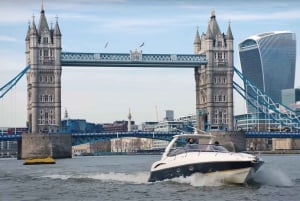 London: 2 timmars privat uthyrning av lyxbåt på Themsen