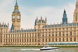 London: 2 timers privat leje af luksusyacht på Themsen